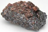 Lustrous Bustamite Crystals on Galena - Broken Hill, Australia #209339-2